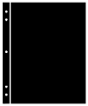 Supersafe Stocksheets 1 Row 263mm, Black