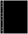 Hagner Stock Sheets 1 Row Black One Sided