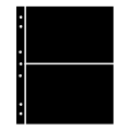 Hagner Stock Sheets 2 Row Black One Sided