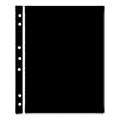 Hagner Stock Sheets 8 Row Black One Sided