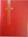 Supersafe Stockbook - 64 Black Pages (Red Padded Cover)
