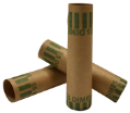 Preformed Tube Coin Wrappers - Dime