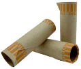 Nested Preformed Quarter Tube Coin Wrappers