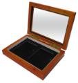 Wood Glass-Top Display Slab Box - 2 Slab Universal