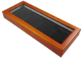 Wood Glass-Top Display Slab Box - 4 Slab Universal