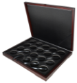 Wood Style Coin Box for 20 L sized Round Coin Holders