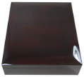 Oversized NGC Slab Box with Dome Lid and Piano Finish