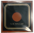 Capital Plastics VPX Coin Holder - 1/2 oz. Maple