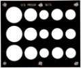 U.S. Proof Set (For 3 sets of 5 coins)