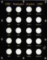 U.S. Washington Quarters 1994-1998 (Proofs)