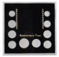 Anniversary (Small $, .50, 5 Quarters, .10, .05, .01)