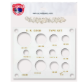 Gold Type Set Lib. 20, 10, 5, 3, 2.50, Type I,II,III