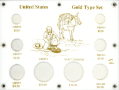 U.S. Gold Type Set (433G with illustration)