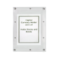 Currency Holder for Stocks, Bonds and Extra Large Notes