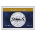 Silver Round Frosty Case