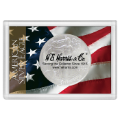 American Silver Eagle Frosty Case with Flag