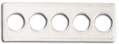 Whitman 2x6 State Quarter Strip 5 Hole -  (25 pack)