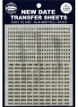 Black Date Transfer Sheets for Whitman Albums (1999-2028)