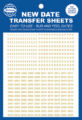 Gold Transfer Sheets for Whitman Albums