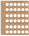 Lincoln Cents with Proof Replacement Page 8 1996-2007-S