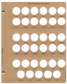 Jefferson Nickels with proof Replacement Page 1 1938-P - 1949-P
