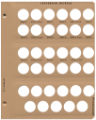 Jefferson Nickels with Proof Replacement Page 6 2002-D to 2005-S Pr.