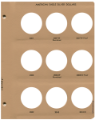 American Eagle Silver Dollars w/Proof Vol 2 Replacement Page 1 2007-2010-W Pr.