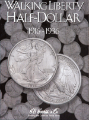 Walking Liberty Half Dollar No. 1 Folder  1916-1936