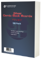 Silver Wide Comic Book Boards (7 1/8 x 10 1/2) - 100 Pack