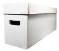 Long Corrugated Comic Book Storage Box and Lid