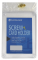 1 Trading Card 4 Screw Card Holder 35pt - Clear