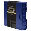 Cornerstone Large Capacity 4 D-Ring Binder & Slip Case (Navy Blue)