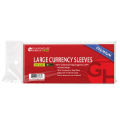 Shield OPP - Large Currency Sleeves - Premium OPP Currency Sleeves