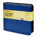 Graded Trading Card Zipper Folio for 60 PSA Card Slabs - Blue Denim