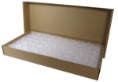 39mm Silver Round Bulk Direct-Fit / L Ring-Fit EvoCore Coin Holders. 250 count box.