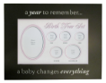 Birth Year Coin Set Frame - Baby Girl