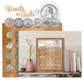 Whitman Deluxe Coin Board: Quarter