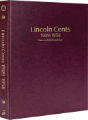 Lincoln Cents 1909-1958 Date & Mintmark Set Prestige Coin Album (Burgundy)