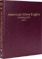American Silver Eagles Starting 2021, Date Set P, S & W (Burgundy)
