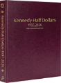 Kennedy Half Dollars 1997-2026, Date & Mintmark Set P, D & S (Burgundy)