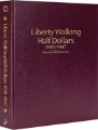 Liberty Walking Half Dollars 1916-1947, Date & Mintmark Set P, D & S (Burgundy)