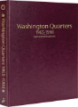 Washington Quarters 1965-1998, Date & Mintmark Set P, D & S (Burgundy)