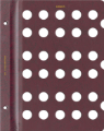 Blank Page, Dime (Burgundy)