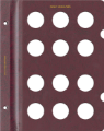 Blank Page, Half Dollar (Burgundy)