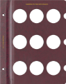 Blank Page, Silver Eagle (Burgundy)