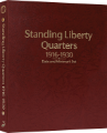 Standing Liberty Quarters: 1916-1930 Date and Mintmark Set (Burgundy)