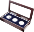 Guardhouse Glass-top Wood Display Box -GH-W1800: (3L)