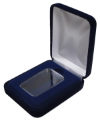 Velvet Coin Capsule Box - Holds 1 oz Silver Bar Capsule (Vertical)