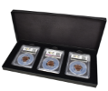 3 Slab Paperboard Certified Coin Gift Box