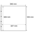 Plastic Pockets for Mint Sheets, Black - MAX1AS